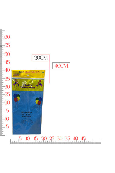 MOB_TOYS مجموعة سفر حفلات لون أزرق (١٣٧سم x ١٨٣سم)