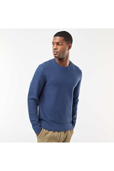 KİABİ Fine Gauge Crew Neck Sweater BLUE