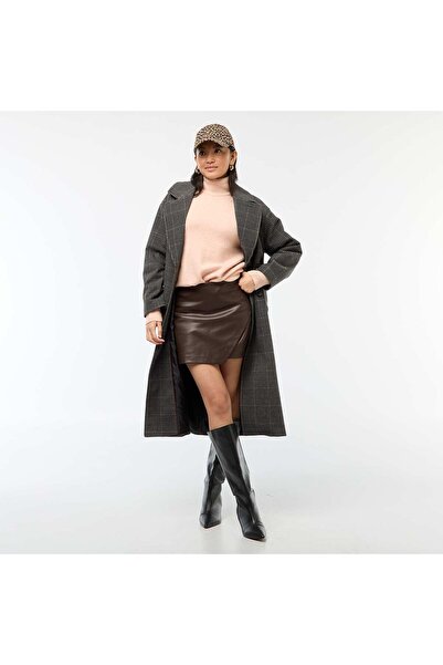 KİABİ Soft sweater with jeweled back slit PINK