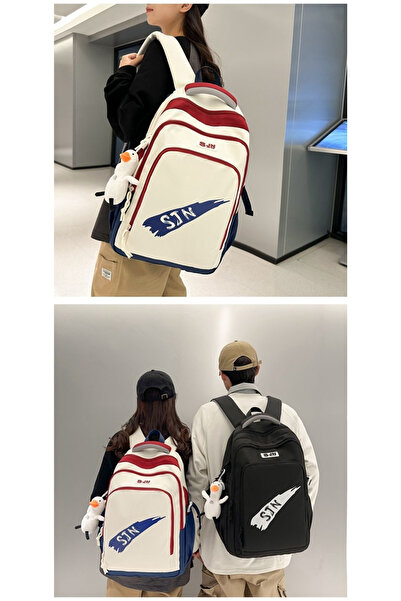 Generica School Backpack Waterproof Book Bag with Doll Pendant forTeen Girs Kid Students Elementary