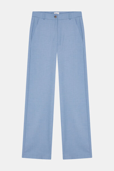 W Collection MAVİ YÜNLÜ PANTOLON