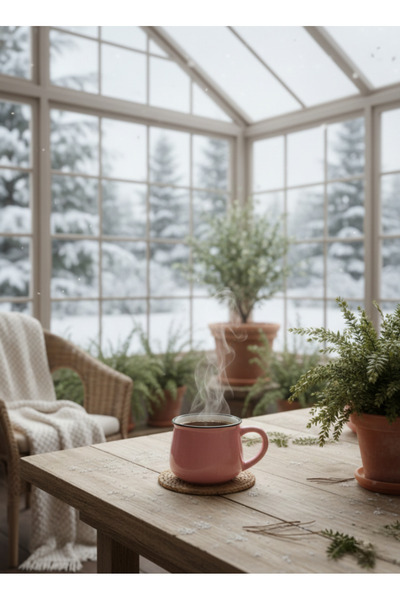 Elista Ceramic Mug Cup Silvery Patterned Colorful 150 Cc