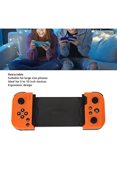 Generic Adjustable Mobile Game Controller – Telescopic Design, Ergonomic Buttons