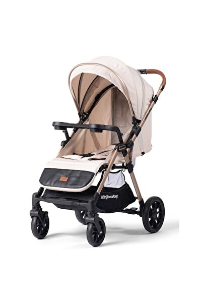 rıch baby Richbaby Deluxe Sport Stroller, Foldable, Adjustable Backrest, Suspension, Storage Basket, Tray with