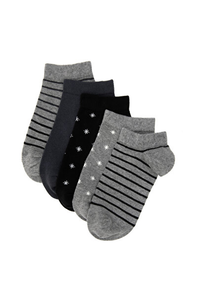 U.S. Polo Assn. Women's 5-Piece Booties Socks 50317976-Vr046