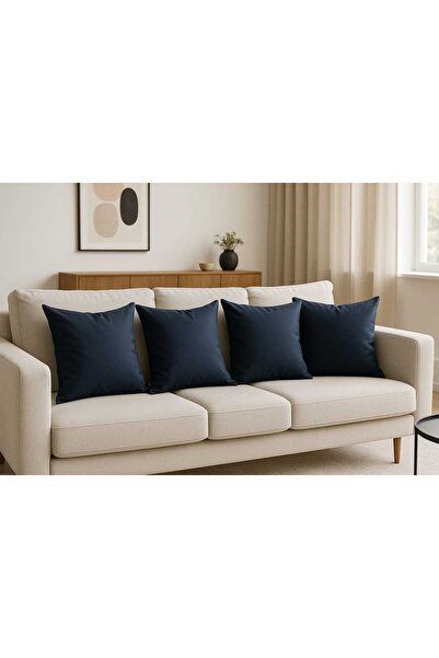 ÖZDAĞ HOME CONCEPT Duck Linen Fabric Double-Sided Throw Pillow Cover 43X43 cm – Decorative Pillowcase