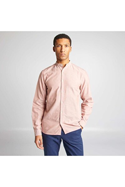 KİABİ Oxford shirt with mandarin collar PINK