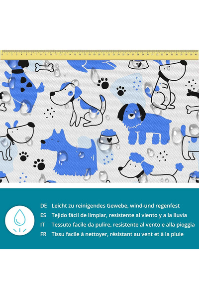 OEM Waterproof fabric, outdoor upholstery material, 160x100 cm, suitable for garden tablecloth, BlueDogs