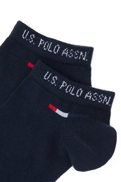 U.S. Polo Assn. Men's Navy Blue Booties Socks 50317961-Vr033