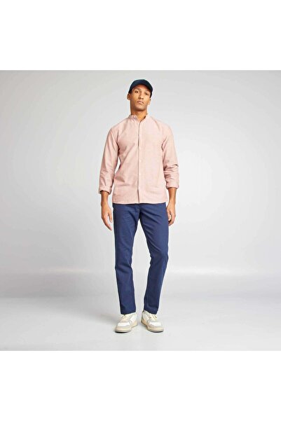 KİABİ Oxford shirt with mandarin collar PINK