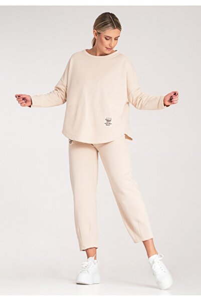 Figl Set trening damă - Set trening damă - Set trening damă bej M1125 S/M