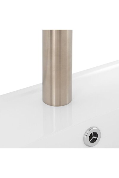 Maison Mex Tall washbasin mixer, MOONI, L.13.7 H.28.8 cm, brushed gray