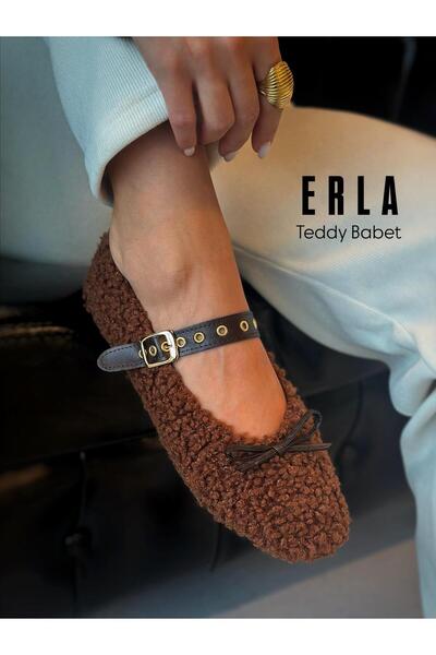 Zuum Balerina Erla Mary Jane pentru femei - maro ondulat