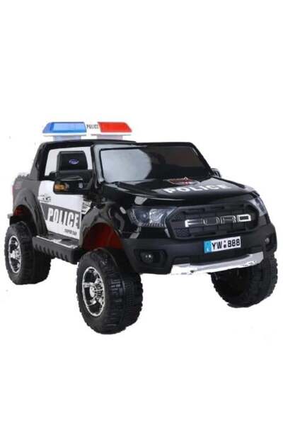 Generic Lino Large Two-Seater Electric Police Ride-On Car with LED and Music