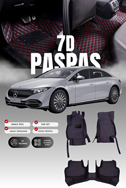 stiloto سجادة أرضية للسيارة من الجلد 7D لسيارة مرسيدس EQS 500 / V297 (2020 وم...