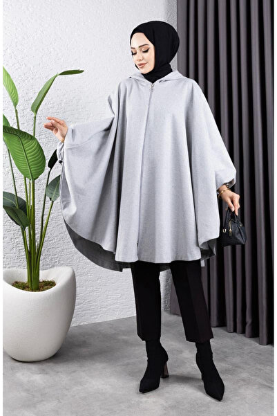 sefamerve με κουκούλα Παντελόνι Χιτζάμπ 0505-05 Γκρι