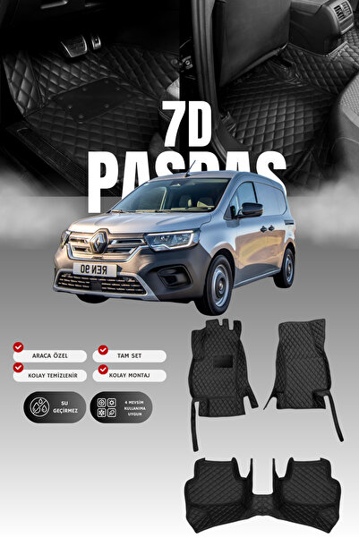 stiloto سجادة أرضية للسيارة من الجلد لرينو كانجو (2022 وما بعده) طراز 7D |   ...