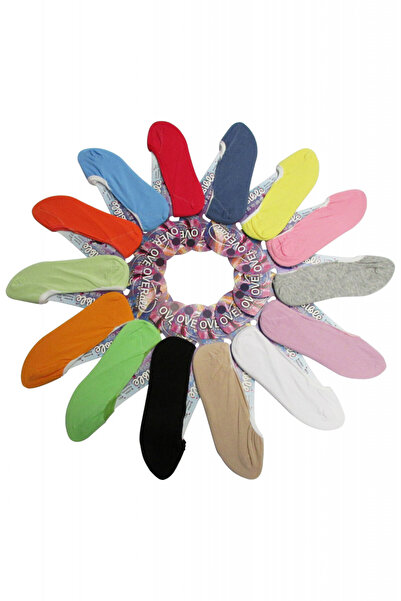 Overall Set de 14 șosete scurte invizibile, salopetă, multicolore, 35-37