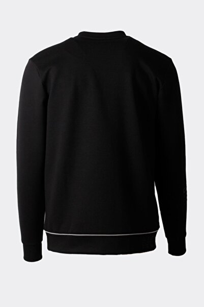 NCS Men's Sweatshirt Crew Neck Dsgn Black 1670