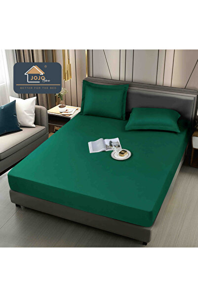 JOJO HOME Waterproof bed cover, 3 pieces, 180x200 cm, Emerald Green