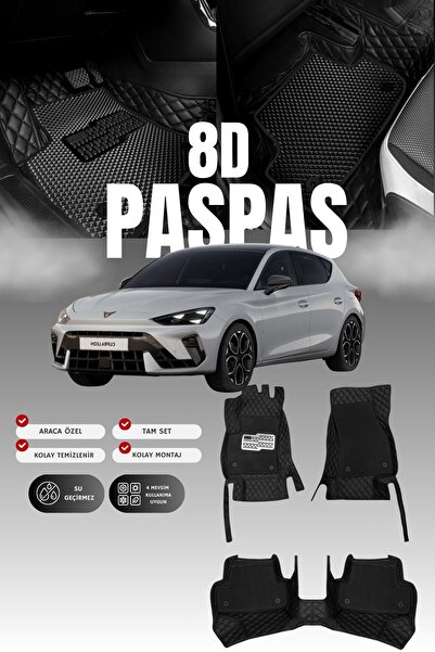 stiloto سجادة أرضية للسيارة من الجلد لسيارة كوبرا ليون (2020 وما بعدها) 8D | ...