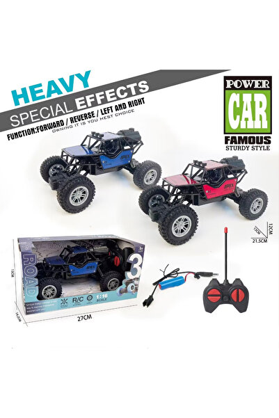 Toysea Remote Control Die-Cast Climbing Car with Light, USB Charger, 4 Function