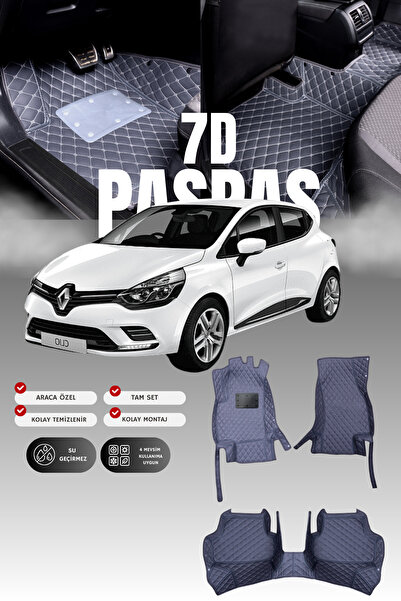 stiloto دواسة سيارة جلدية سباعية الأبعاد لرينو كليو 4 هاتشباك (2012-2019) |  ...