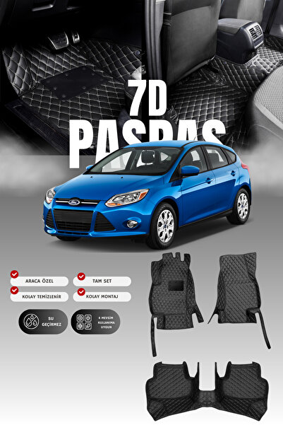 stiloto دواسة سيارة جلدية سباعية الأبعاد لفورد فوكس (2012-2018) |   حماية كام...