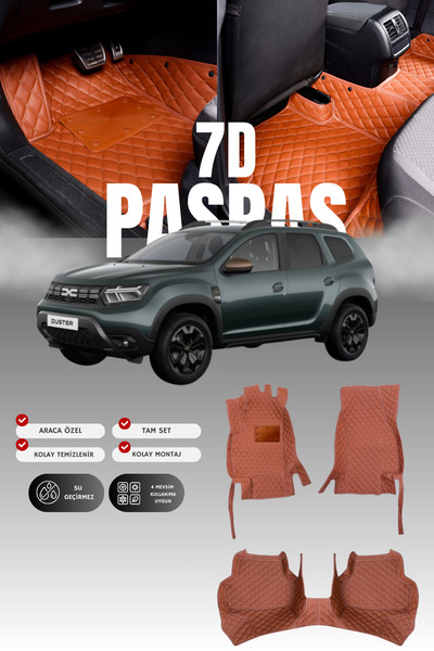 stiloto دواسة سيارة جلدية لداسيا داستر (2017 وما بعدها) بتصميم حوض سباحة 7D |...