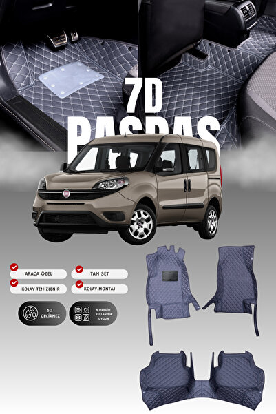 stiloto دواسة سيارة جلدية سباعية الأبعاد لسيارة فيات دوبلو (2009-2022) |   حم...