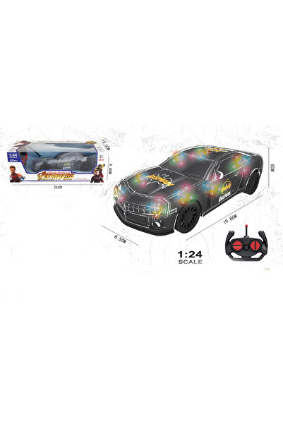 Toysea 1:24 Avengers Infinity War Remote Control Car with Light, USB Charger, 4 Function High-Speed RC Toy