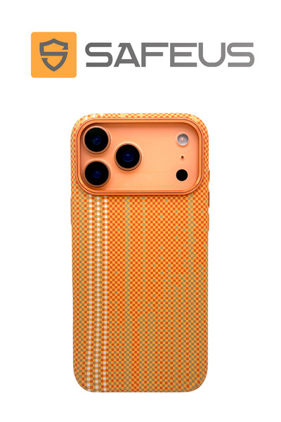 SAFEUS iPhone 17 Pro Max Carbon Fiber Magsafe Compatible Hard Shockproof Premium Case