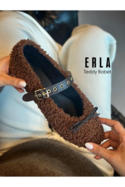 Zuum Balerina Erla Mary Jane pentru femei - maro ondulat