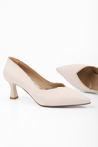 Shoeberry Women's Elan Ten Satin Short Heeled Stiletto