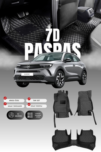 stiloto سجادة أرضية للسيارة من الجلد (7D) لسيارة أوبل موكا التي تعمل بالبنزين...