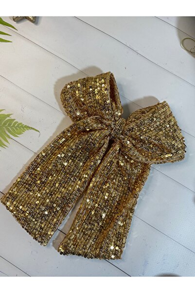 MADE BY PERİ مشبك شعر على شكل فيونكة مطرز – إكسسوار شعر لامع للنساء والأطفال ...