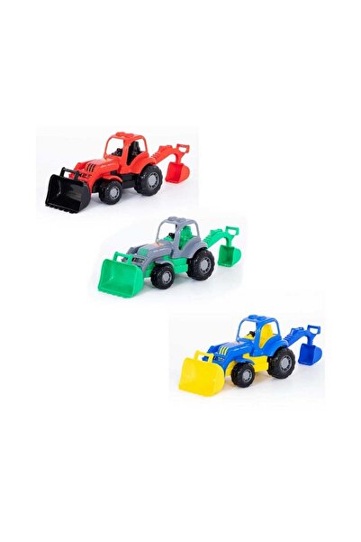 OEM Tractor cu încărcător și excavator, jucărie pentru copii, 28x13x16 cm