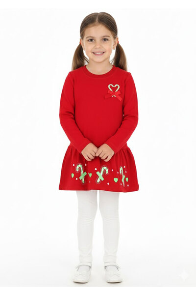 CRASSİ Girl's Blouse Printed 2 Thread Raised Border