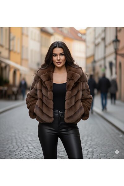 ABAS Fur-effect jacket
