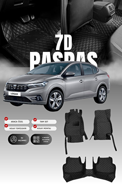 stiloto دواسة سيارة جلدية لداسيا لوجان (2020 وما بعدها) بتصميم حوض سباحة 7D |...