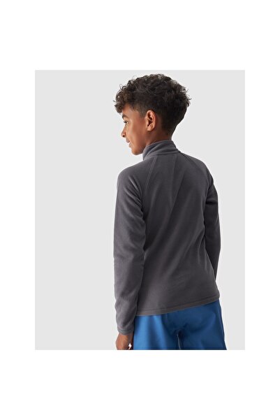 4F Boys' Grey Thermal Fleece Underwear Set, Size 122/128, High-Quality Insulating Layer