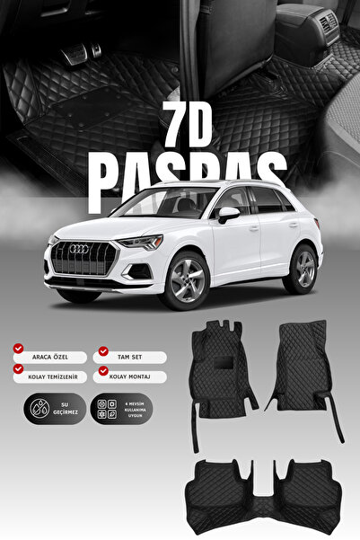 stiloto سجادة أرضية للسيارة من الجلد لسيارة أودي Q3 (2018 وما بعدها) 7D |   ح...