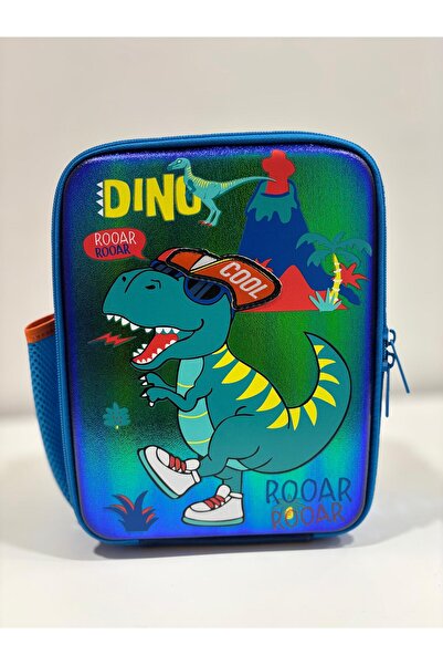 Dream Vest Geantă pentru băieți cu dinozaur albastru