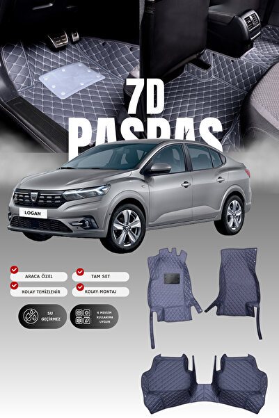 stiloto دواسة سيارة جلدية لداسيا لوجان (2020 وما بعدها) بتصميم حوض سباحة 7D |...