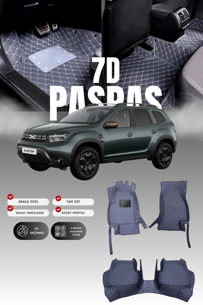 stiloto دواسة سيارة جلدية لداسيا داستر (2017 وما بعدها) بتصميم حوض سباحة 7D |...