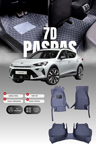 stiloto سجادة أرضية للسيارة من الجلد (7D) لسيارة كوبرا فورمينتور الهجينة (202...