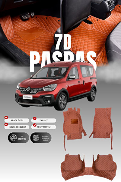 stiloto سجادة أرضية للسيارة من الجلد بتصميم حوض السباحة لرينو كانجو (2009-202...