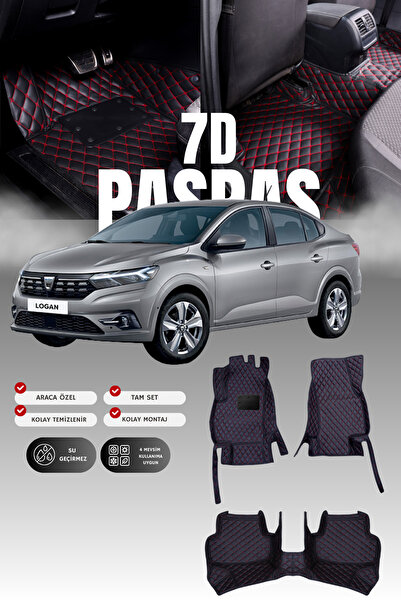 stiloto دواسة سيارة جلدية لداسيا لوجان (2020 وما بعدها) بتصميم حوض سباحة 7D |...