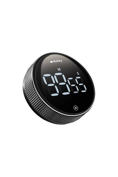 Ruhhy Temporizator electronic de bucătărie, afișaj LED, control volum, magnet...