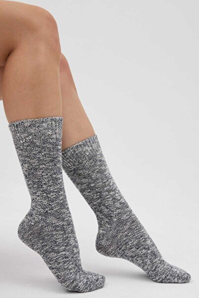 Buly Χοντρές χειμερινές κάλτσες με μελανζέ